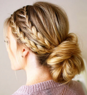 Easy Updo Hairstyles For Medium Length Hair To Do At Home